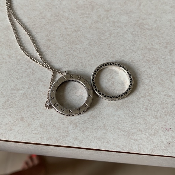 Pandora matching ring and necklace set - Picture 3 of 3